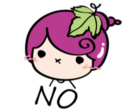 Grape Girl sticker #10646723