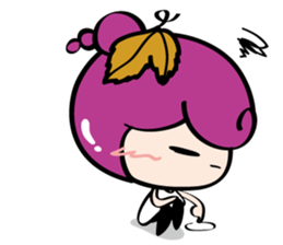 Grape Girl sticker #10646724