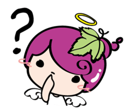 Grape Girl sticker #10646731