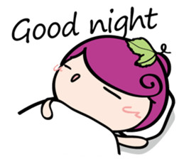 Grape Girl sticker #10646733