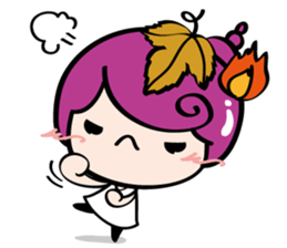 Grape Girl sticker #10646734