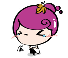 Grape Girl sticker #10646744