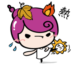 Grape Girl sticker #10646749