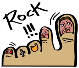 Toes 2 sticker #10646802