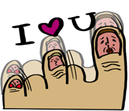 Toes 2 sticker #10646804