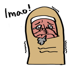 Toes 2 sticker #10646811