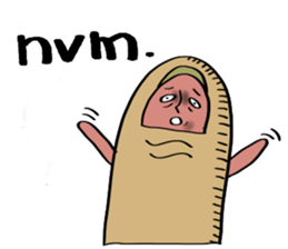 Toes 2 sticker #10646821