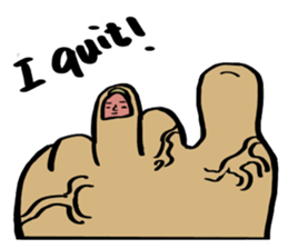 Toes 2 sticker #10646824