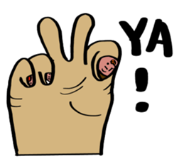 Toes 2 sticker #10646827