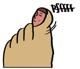 Toes 2 sticker #10646833