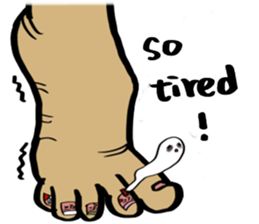 Toes 2 sticker #10646839