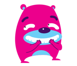 Funny Fat Bear sticker #10647003