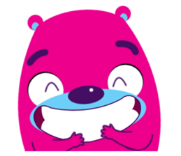 Funny Fat Bear sticker #10647006