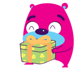 Funny Fat Bear sticker #10647007