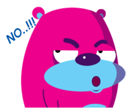 Funny Fat Bear sticker #10647008