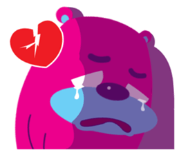 Funny Fat Bear sticker #10647009