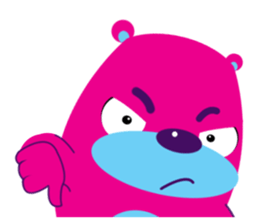 Funny Fat Bear sticker #10647012