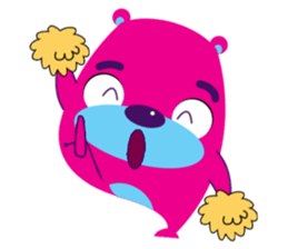 Funny Fat Bear sticker #10647013