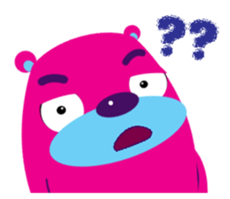 Funny Fat Bear sticker #10647015