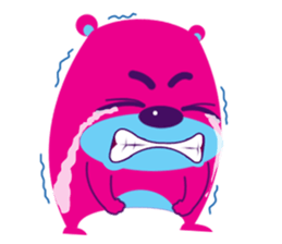 Funny Fat Bear sticker #10647018