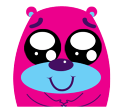 Funny Fat Bear sticker #10647021