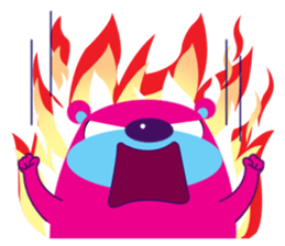 Funny Fat Bear sticker #10647025