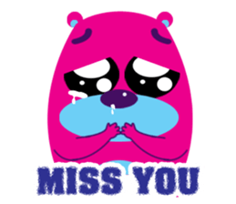 Funny Fat Bear sticker #10647026