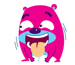 Funny Fat Bear sticker #10647027