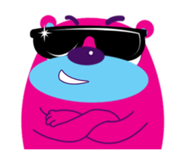 Funny Fat Bear sticker #10647029