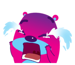 Funny Fat Bear sticker #10647031