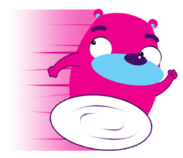 Funny Fat Bear sticker #10647034