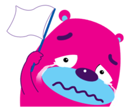 Funny Fat Bear sticker #10647036