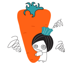 Super Carrot sticker #10647083