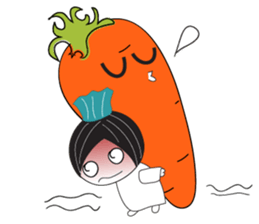 Super Carrot sticker #10647084