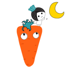 Super Carrot sticker #10647086