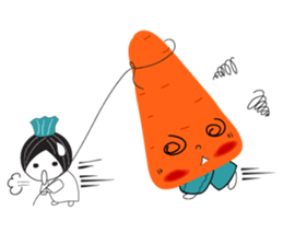 Super Carrot sticker #10647090