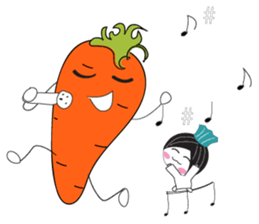 Super Carrot sticker #10647101