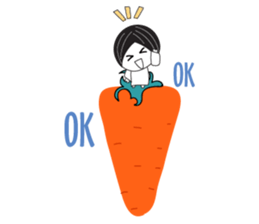 Super Carrot sticker #10647112