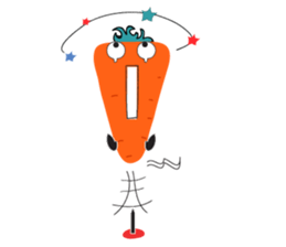 Super Carrot sticker #10647115
