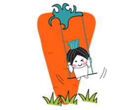 Super Carrot sticker #10647116