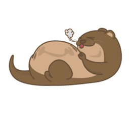Mak the Otter sticker #10647403