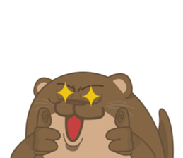Mak the Otter sticker #10647412