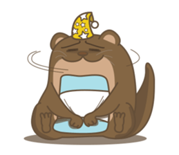 Mak the Otter sticker #10647424