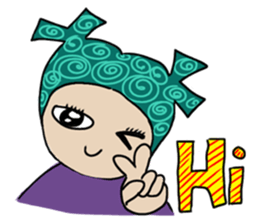 Girls Hair Bows sticker #10647601