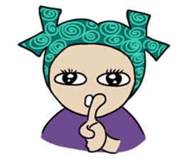 Girls Hair Bows sticker #10647602