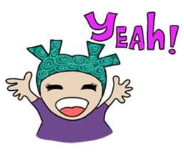 Girls Hair Bows sticker #10647603