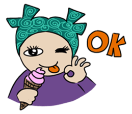 Girls Hair Bows sticker #10647608