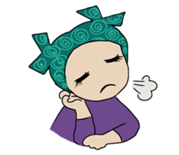 Girls Hair Bows sticker #10647609