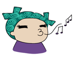 Girls Hair Bows sticker #10647616