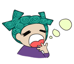 Girls Hair Bows sticker #10647618